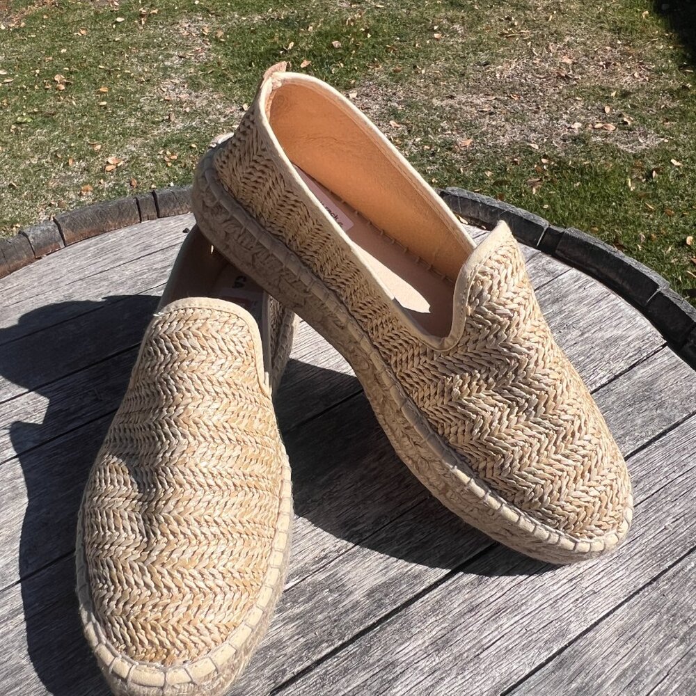 NWT La Canadienne Clay Rattan Platform Loafer - Size 8.5 - Picture 12 of 16